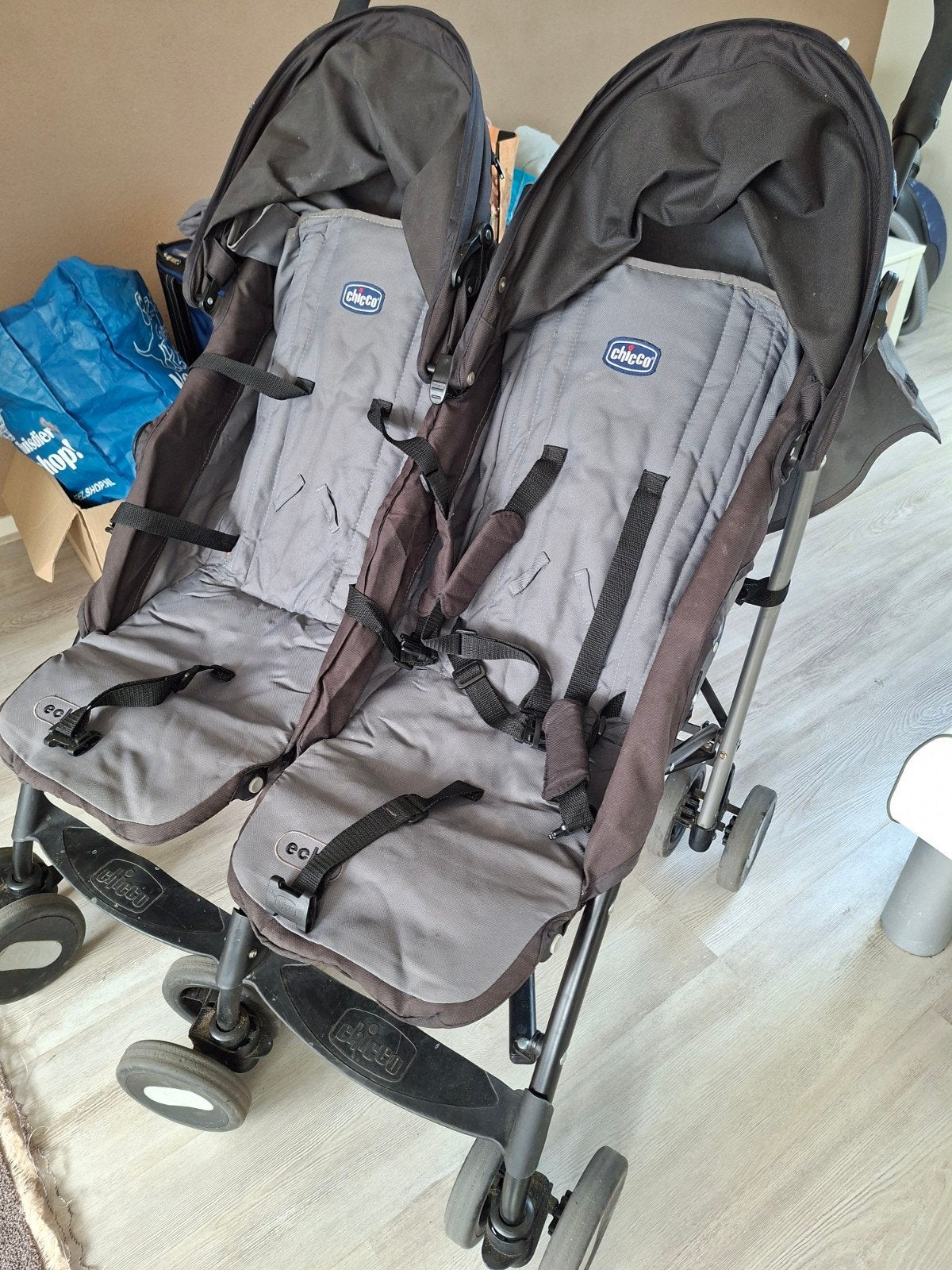 Chicco Echo Duo buggy, Kinderen en Baby's, Ophalen, Gebruikt, Overige merken, Duomodel