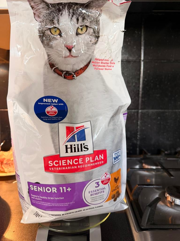 Hills Science Plan Senior 11+ droogvoer kat, Dieren en Toebehoren, Ophalen of Verzenden, Kat