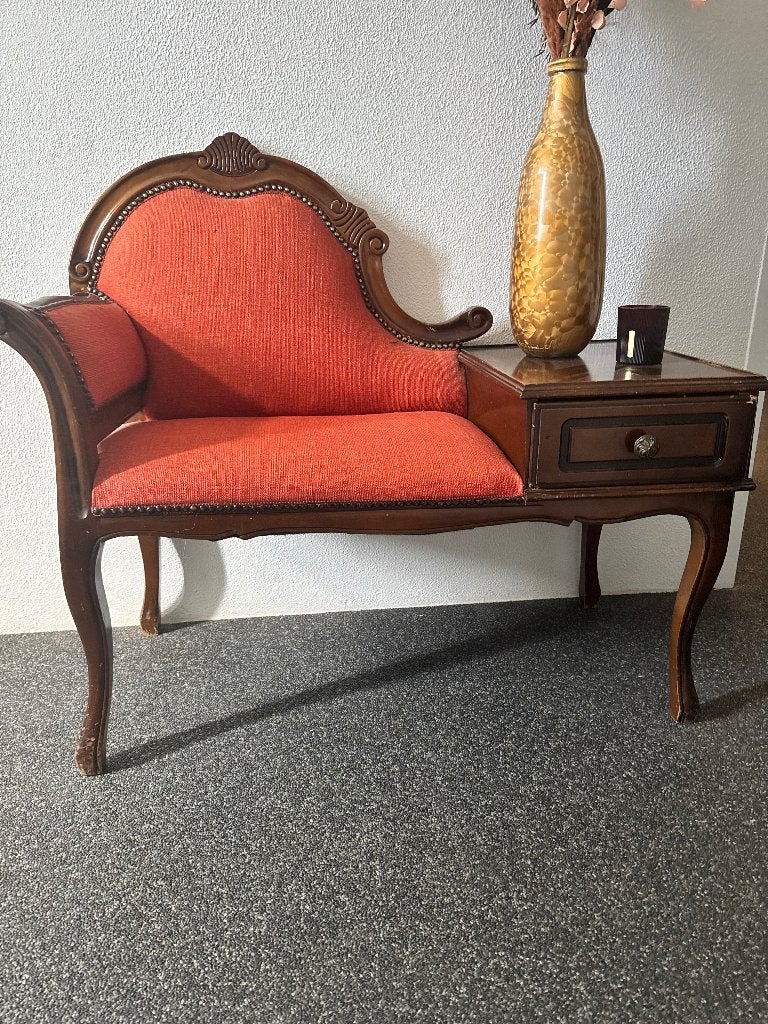 Leuke antiek bankje, Ophalen of Verzenden