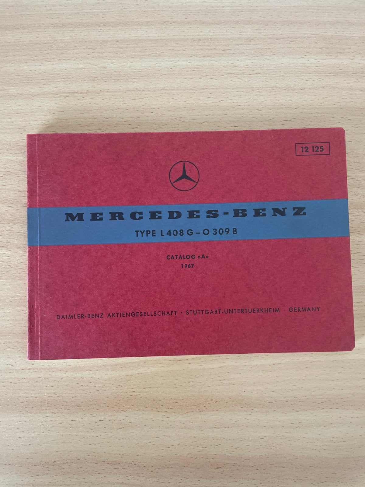 Mercedes-Benz Type L408 G-O 309 B Catalogus 1967, Ophalen of Verzenden, Mercedes