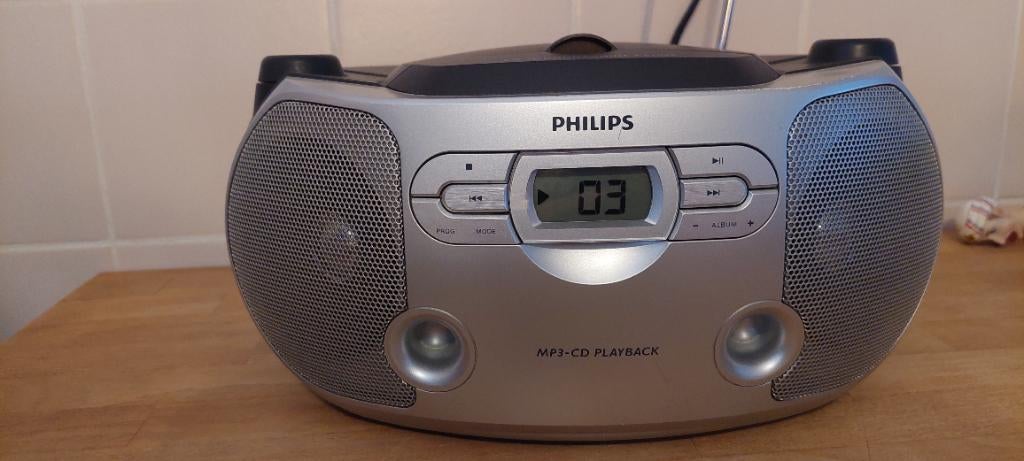 Phillips radio cd mp3 soundmachine speler AZ1046, Audio, Tv en Foto, Radio's, Ophalen of Verzenden, Zo goed als nieuw, Overige typen