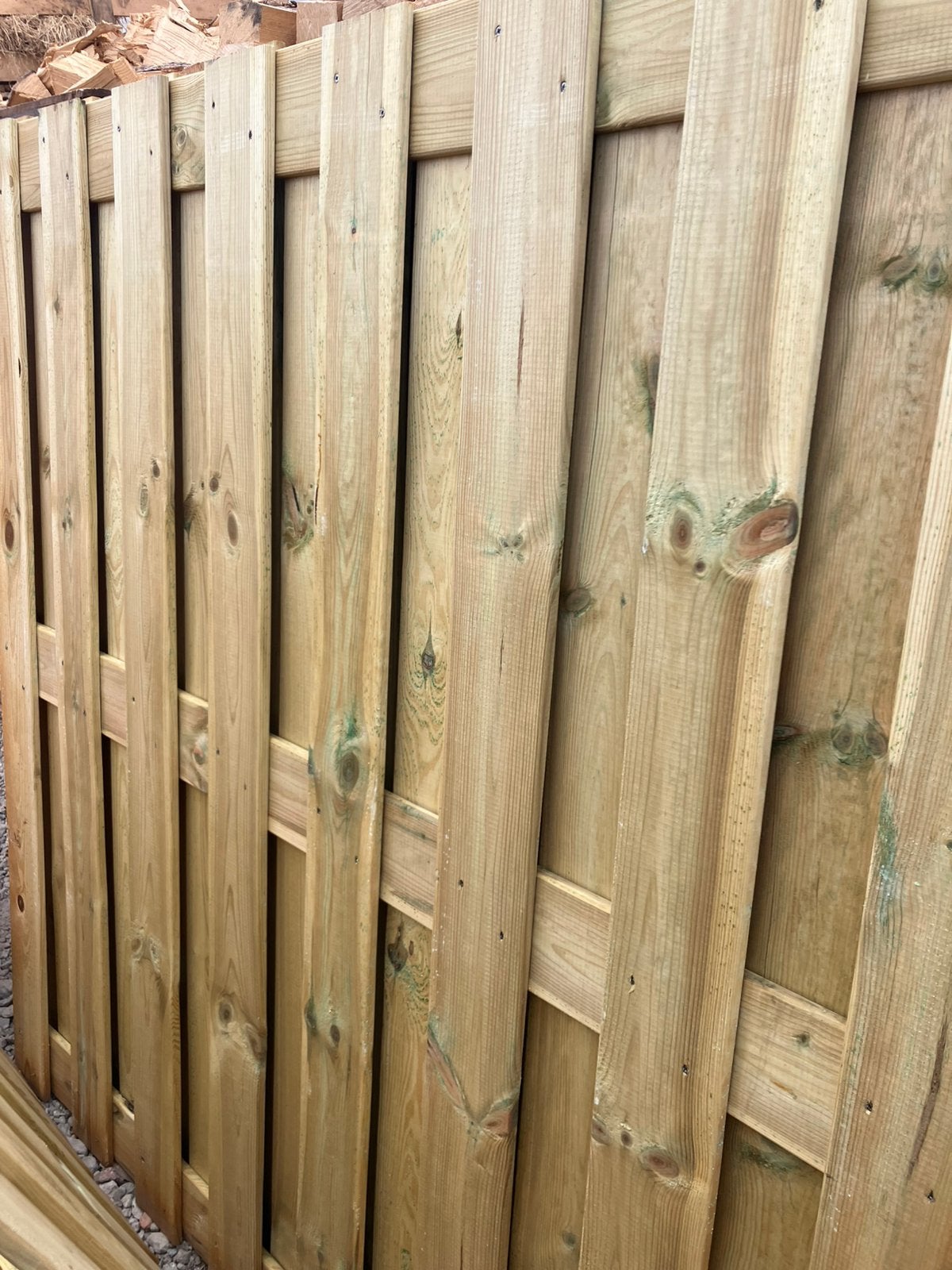 6 schutting delen nieuw. Geinpregneerd., Ophalen, Zo goed als nieuw, Hout