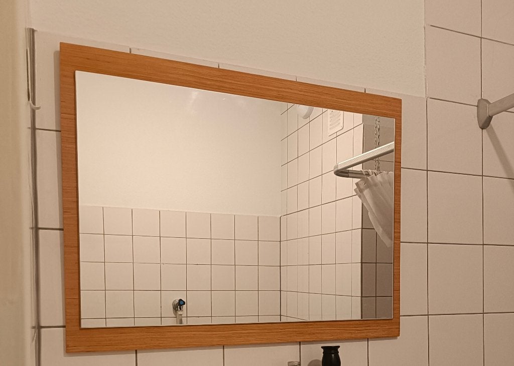Bathroom mirror, Ophalen, Zo goed als nieuw, Minder dan 100 cm, Rechthoekig