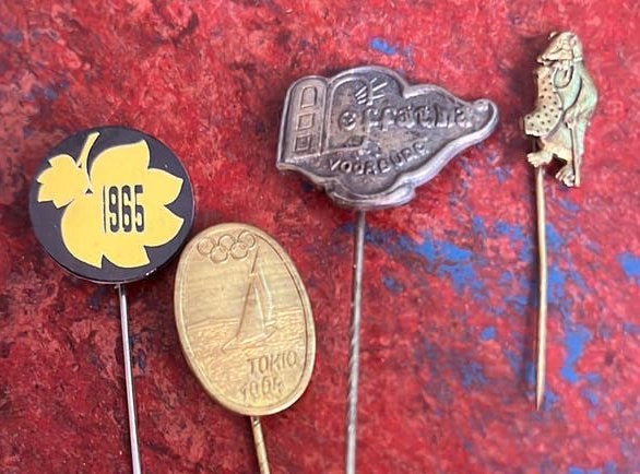 4 speldjes das 1965 Effatha Tokio 1964 olympische spelen, Ophalen of Verzenden, Zo goed als nieuw, Sport