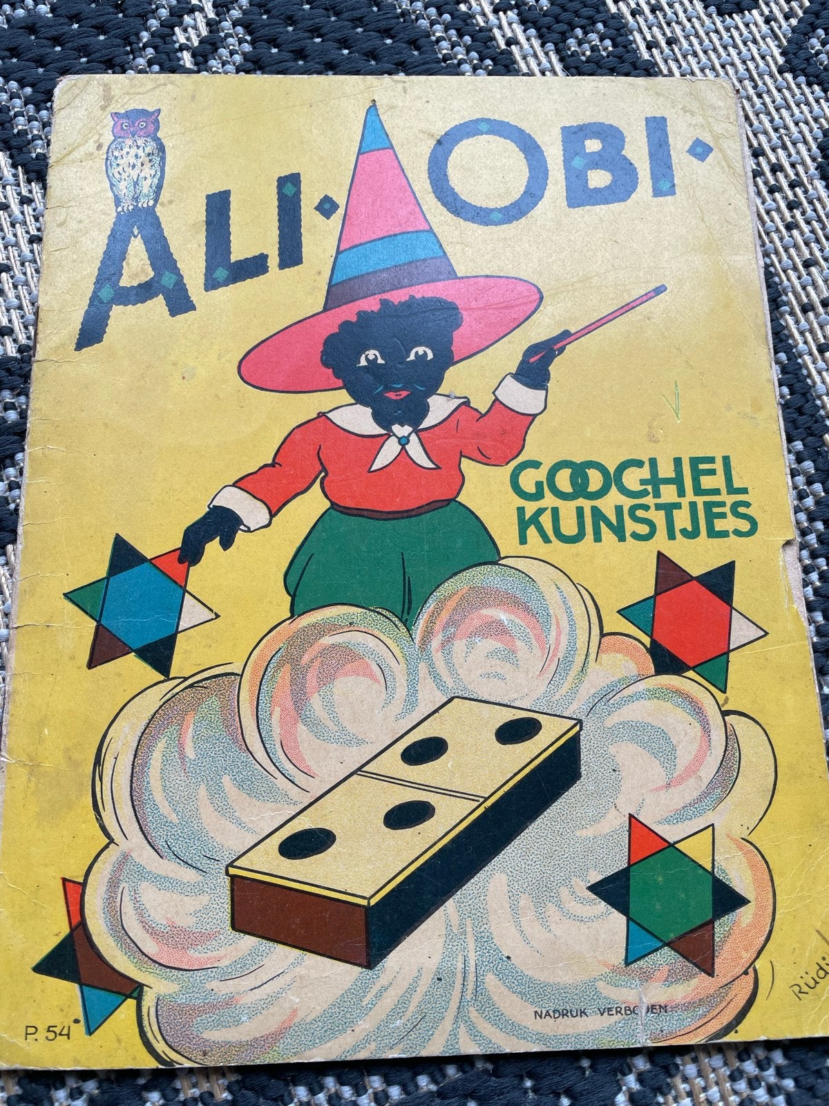 Oud (1930)Ali Obi Goochel Kunstjes - Vintage Goochelboekje, Ophalen of Verzenden, Gelezen, Non-fictie