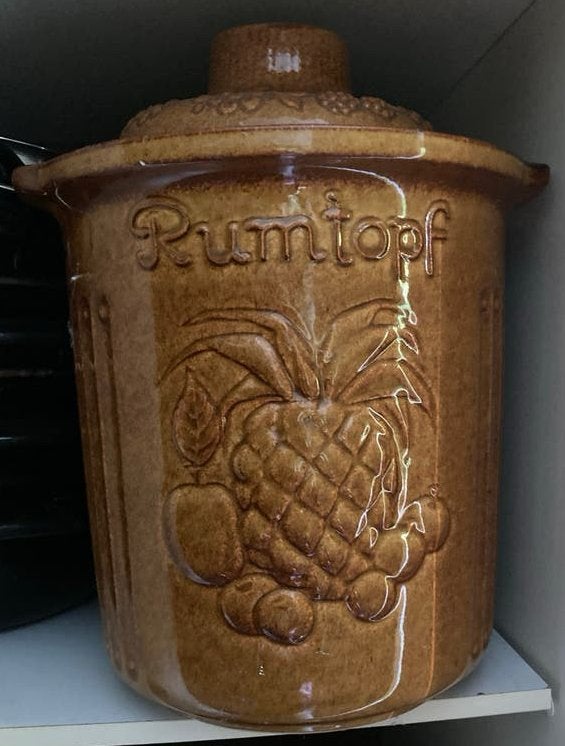 Vintage Rumtopf Pot - Aardewerk Keukenpot, Ophalen of Verzenden