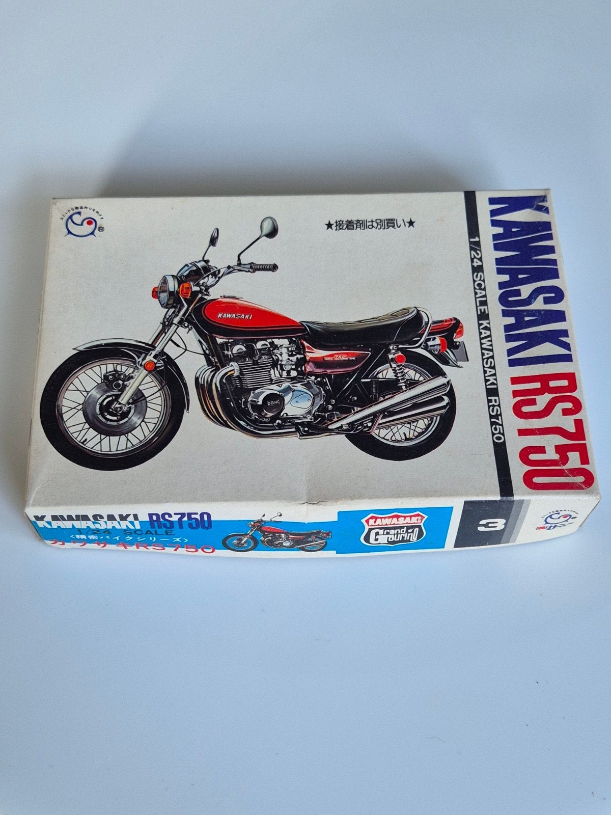 Kawasaki RS750 Modelbouwkit 1/24 Schaal - Vintage, Overige merken, 1:50 of kleiner, Overige typen, Ophalen of Verzenden