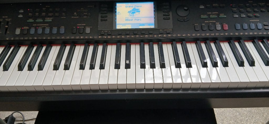 Digitale piano met gewogen toetsen en veel functies, Muziek en Instrumenten, Ophalen, Zwart, Zo goed als nieuw, Piano