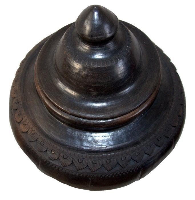 Urn Bruin Relief ( Verdeel Urn ), Nieuw, Ophalen of Verzenden, Klassiek, Bruin