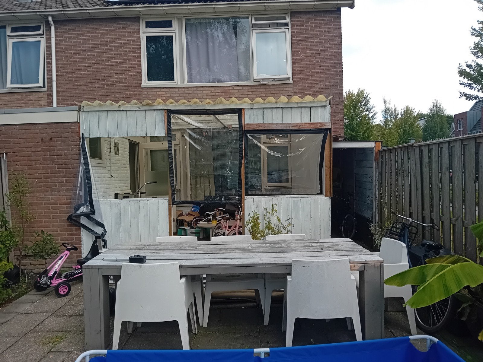 grote overkapping, Tuin en Terras, Ophalen