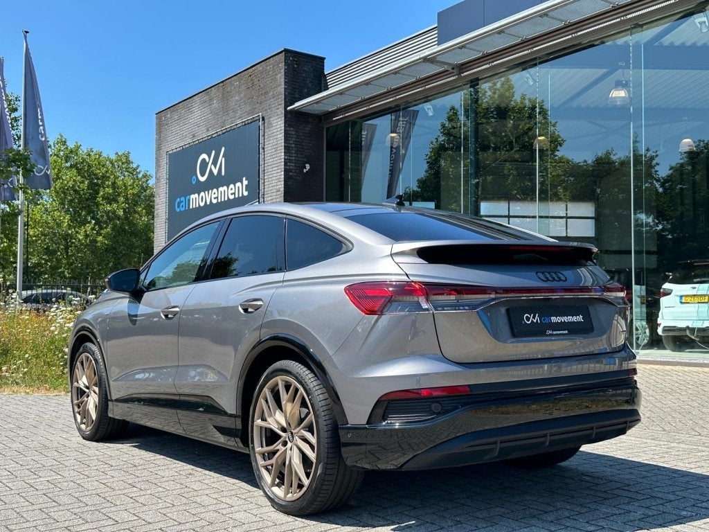 Audi Q4 Sportback e-tron Quatro 50 S EDITION ONE I Leder I T, Auto's, Audi, Automaat, 0 cilinders, Gebruikt, Zwart