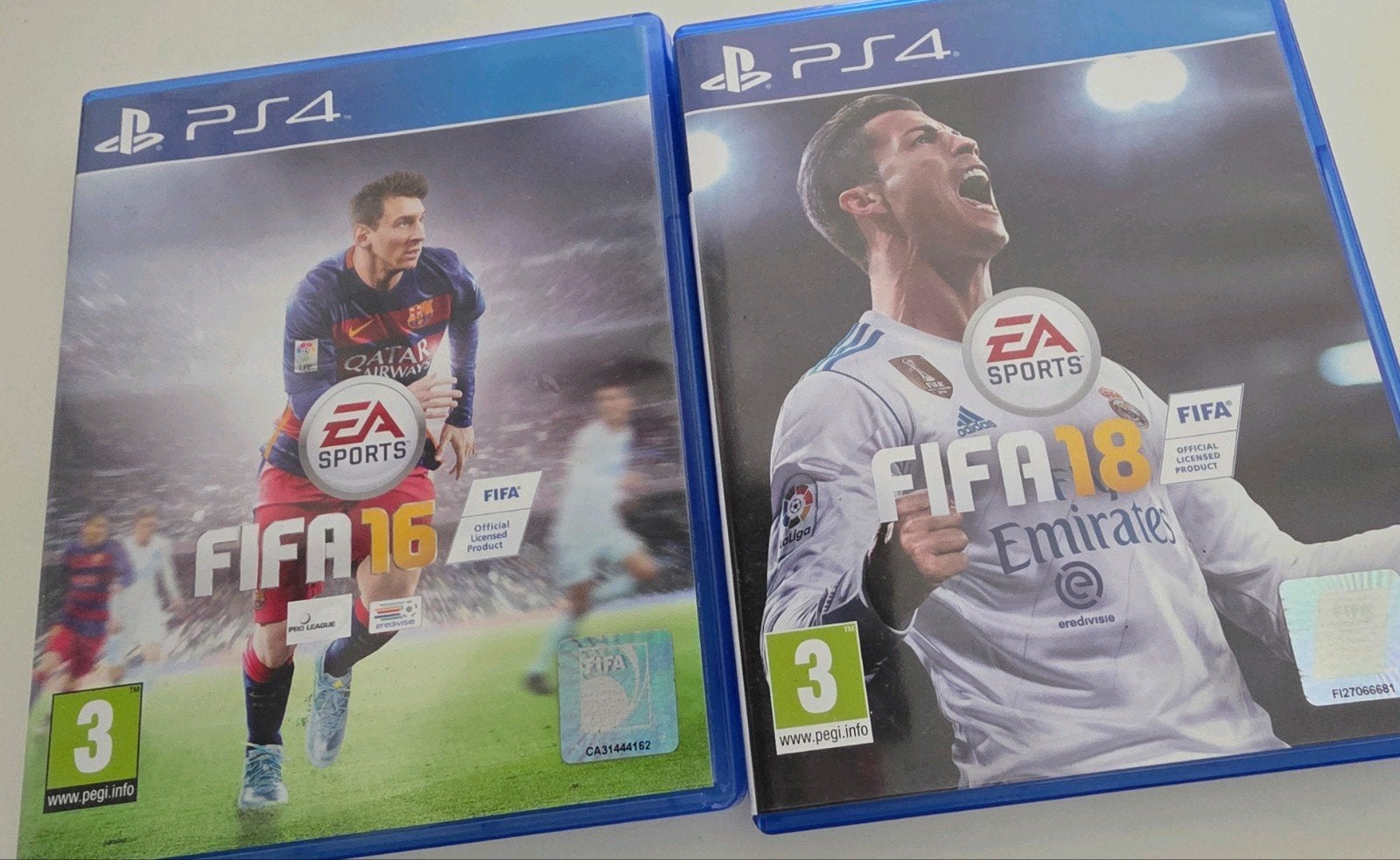 PS4 FIFA 16 en FIFA 18 - Voetbalgames voor PlayStation 4, Gebruikt, Ophalen of Verzenden, Eén computer, Vanaf 3 jaar