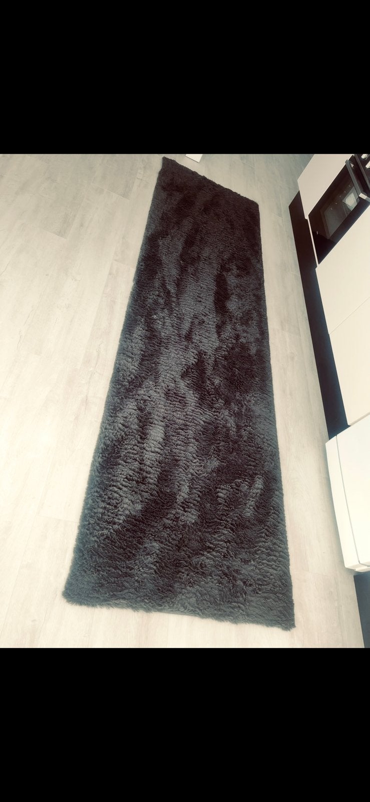 Hoogpolig tapijt/Loper 80x300 cm, Ophalen, Gebruikt, 200 cm of meer, 50 tot 100 cm