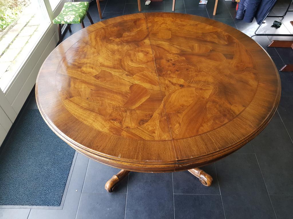 Antieke eettafel, Antiek en Kunst, Antiek | Meubels | Tafels, Ophalen of Verzenden