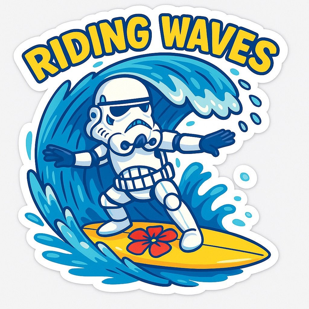 Sticker StarWars stormtrooper, Ophalen of Verzenden, Nieuw, Overige typen