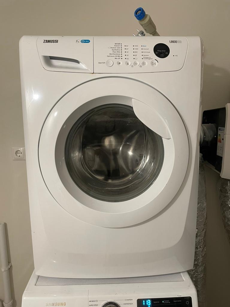Wasmachine Zanussi Lindo 100 7kg, Ophalen, Gebruikt, 85 tot 90 cm, 1200 tot 1600 toeren