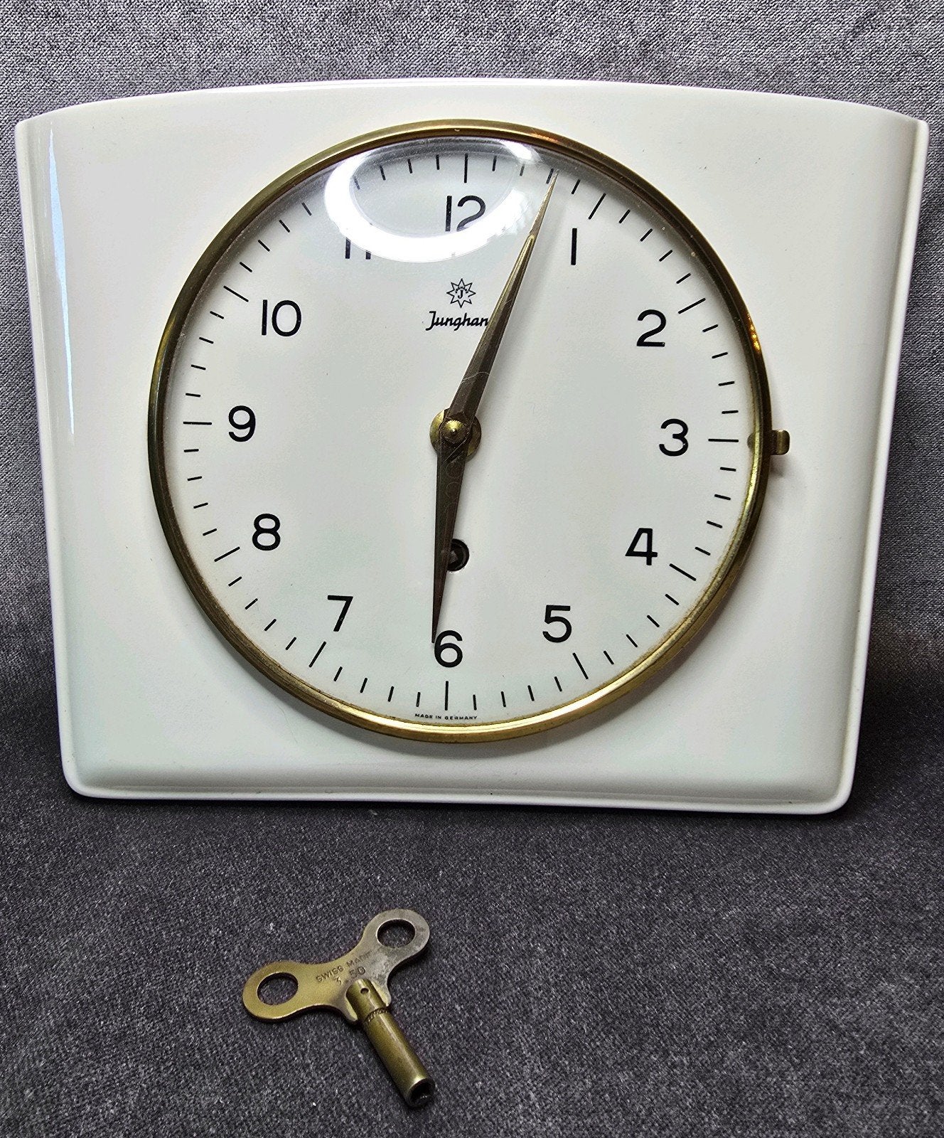 Vintage Junghans opwind keukenklok, Ophalen of Verzenden