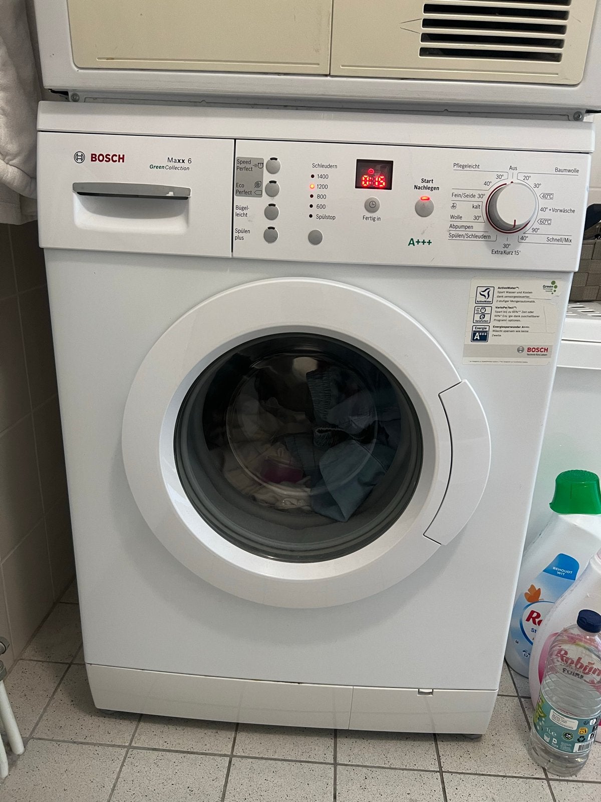 Bosch Maxx 6 GreenCollection Wasmachine, Witgoed en Apparatuur, 6 tot 8 kg, Ophalen, Gebruikt, 85 tot 90 cm