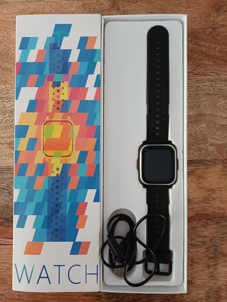 Smartwatch - kind, zwart, Sieraden, Tassen en Uiterlijk, Smartwatches, Onbekend, Zwart, Nieuw, Ophalen of Verzenden