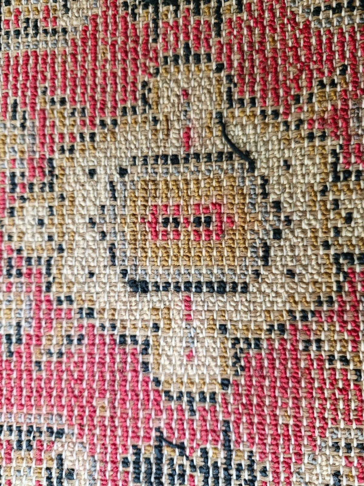 Klein handgeknoopt kleedje - 44x25 cm, Ophalen of Verzenden