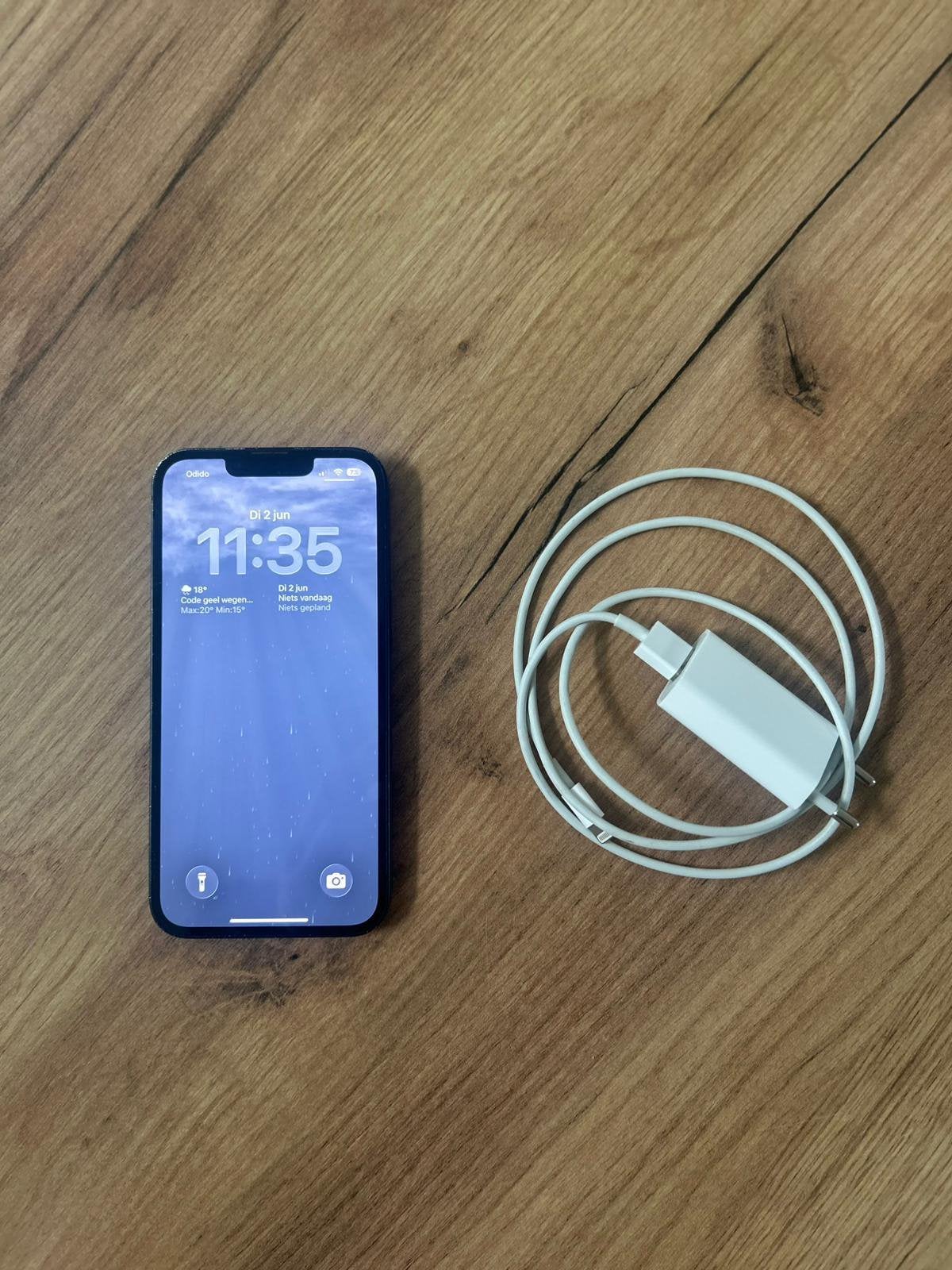 Iphone 13 128GB inclusief oplader, Ophalen, 128 GB, Blauw, IPhone 13