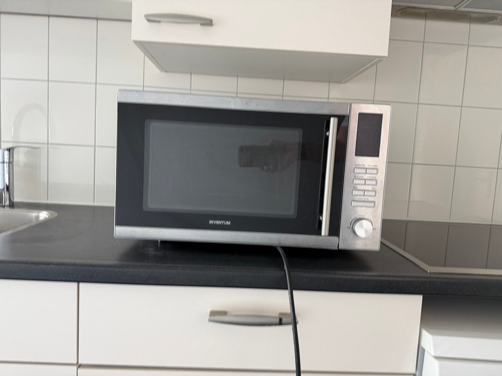 Inventum Combimagnetron Oven - gratis af te halen, Witgoed en Apparatuur, Ophalen, Combimagnetron, Gebruikt, Grill