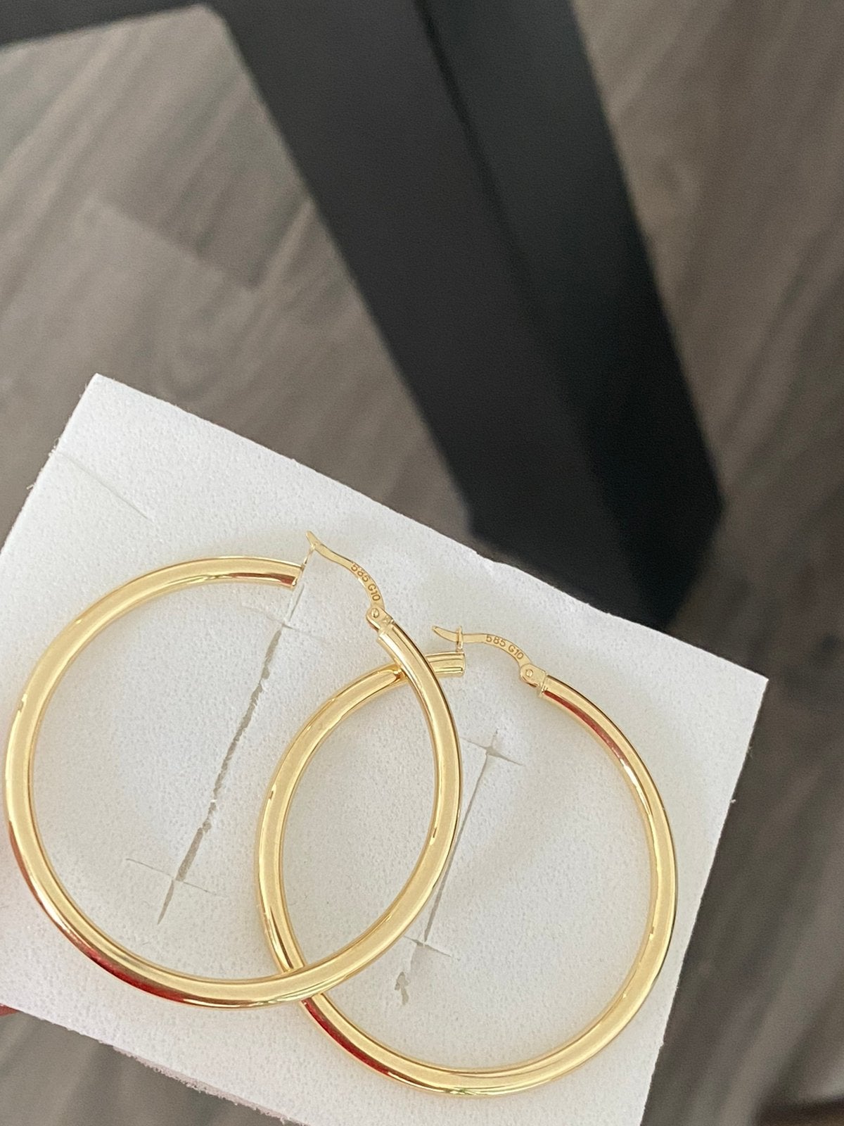 14 karaat gouden oorbellen 585 goud, Sieraden, Tassen en Uiterlijk, Oorbellen, -, -, Nieuw, Ophalen of Verzenden
