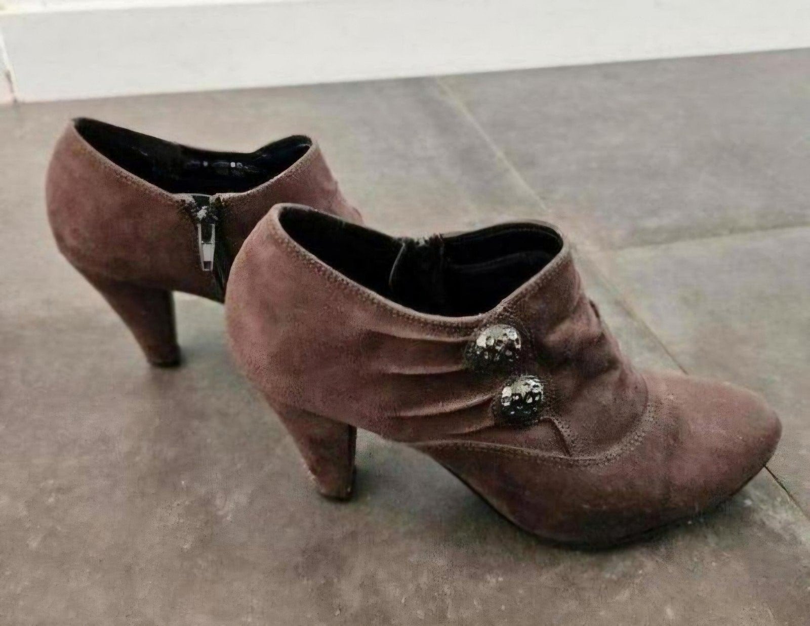 Schoenen met hak maat 38, Ophalen of Verzenden, Zo goed als nieuw, Zwart