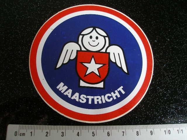 sticker plaats gemeente logo wapen embleem maastricht, Verzenden, Zo goed als nieuw, Overige typen