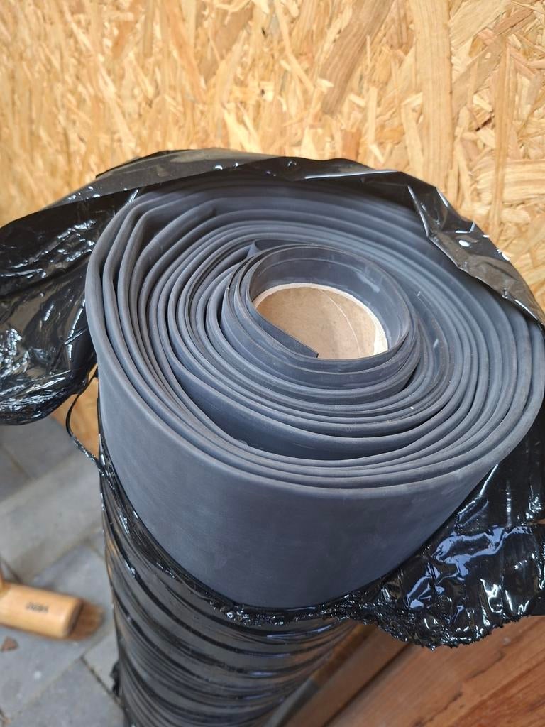 EPDM dakbedekking 3.96x7.00m, 1.14mm dik, Kunststof, Zwart, Nieuw, Ophalen of Verzenden