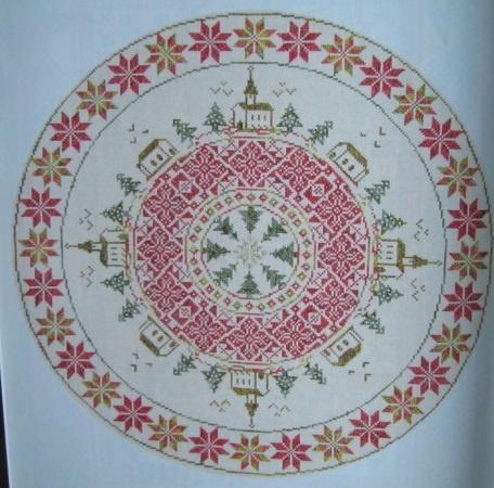 Borduurpatroon  Grote Kerst  Merklap  nr 8343, Verzenden, Nieuw, Handborduren, Patroon
