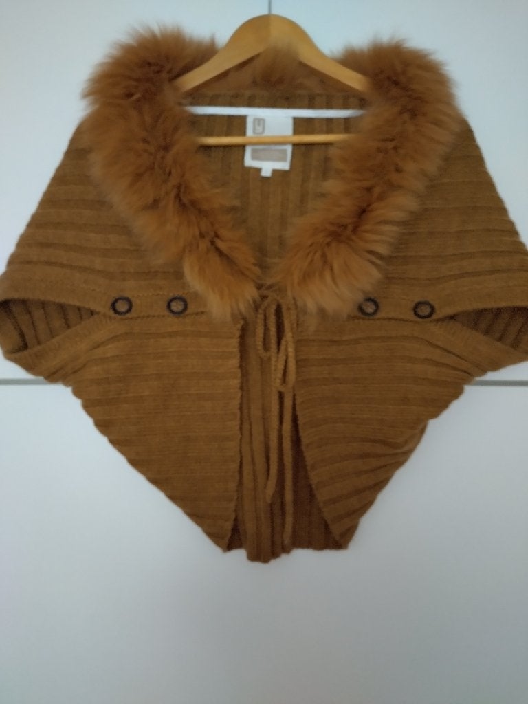 Body warmer van yaya, Kleding | Dames, Bodywarmers, Bruin, Verzenden, Maat 42/44 (L), Zo goed als nieuw