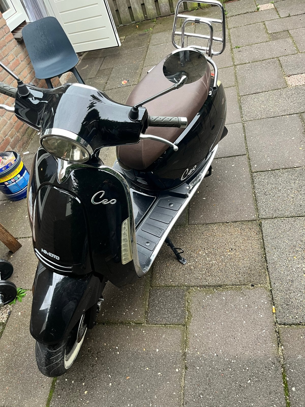 NIMOTO Ceo Scooter - Zwart, Goed Onderhouden, Ophalen of Verzenden, Gebruikt, Benzine, Overige merken