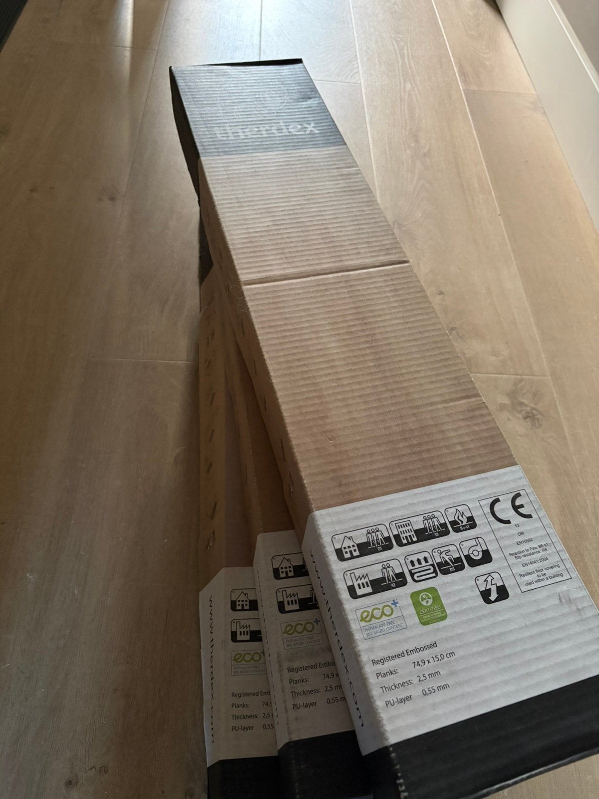 Therdex 7553 Rustique Dryback PVC visgraat, Ophalen, Kunststof, 50 tot 150 cm, Overige typen