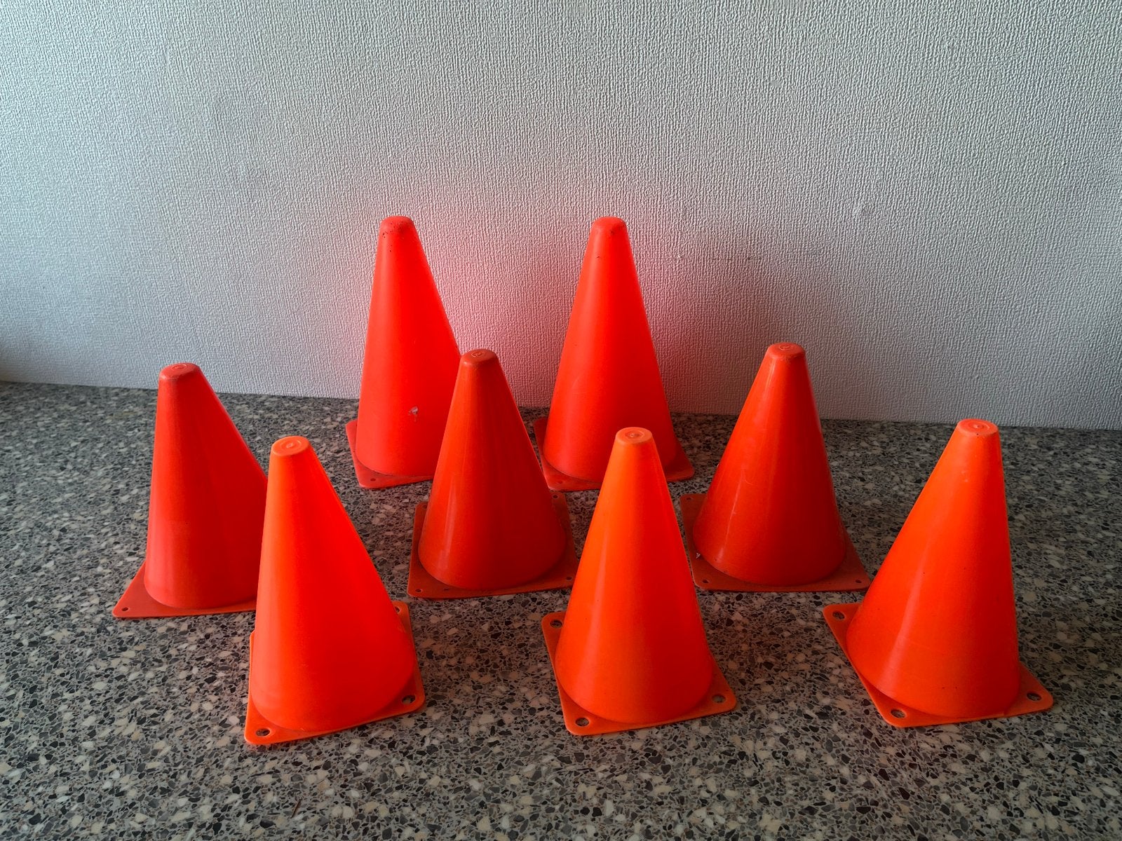 8 Afzet/spel pionnen - Oranje, Ophalen, Zo goed als nieuw