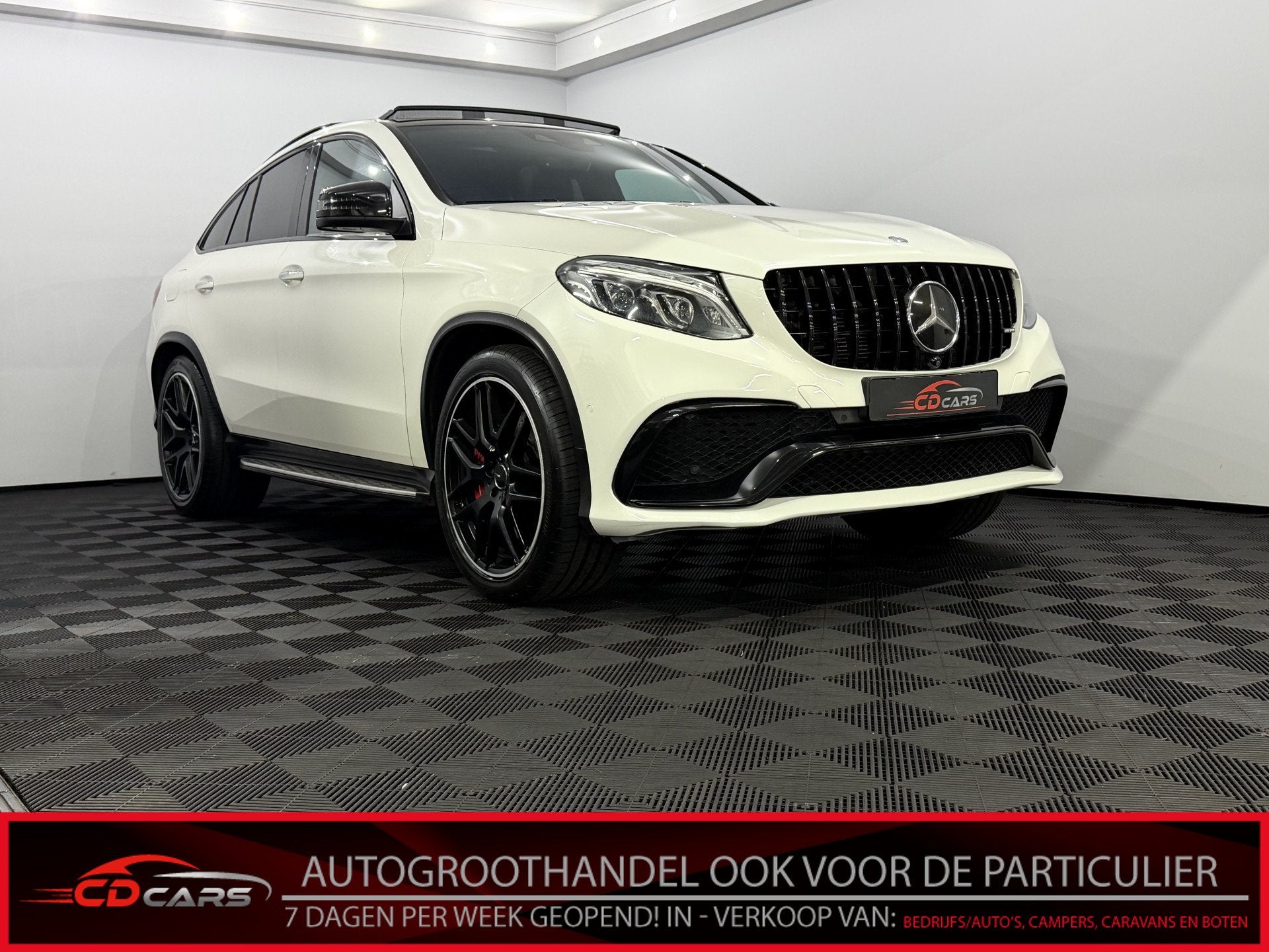 Mercedes-Benz GLE Coupé AMG 63 S 4MATIC Panoramadak, Leder,, Auto's, Automaat, 5461 cc, Gebruikt, Wit