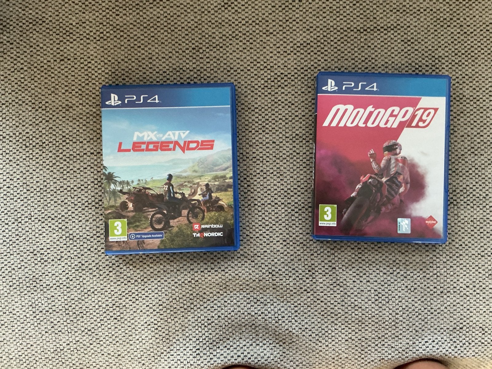 MotoGP 19 en MX vs ATV Legends PS4 Games, 1 speler, Racen en Vliegen, Ophalen of Verzenden, Zo goed als nieuw