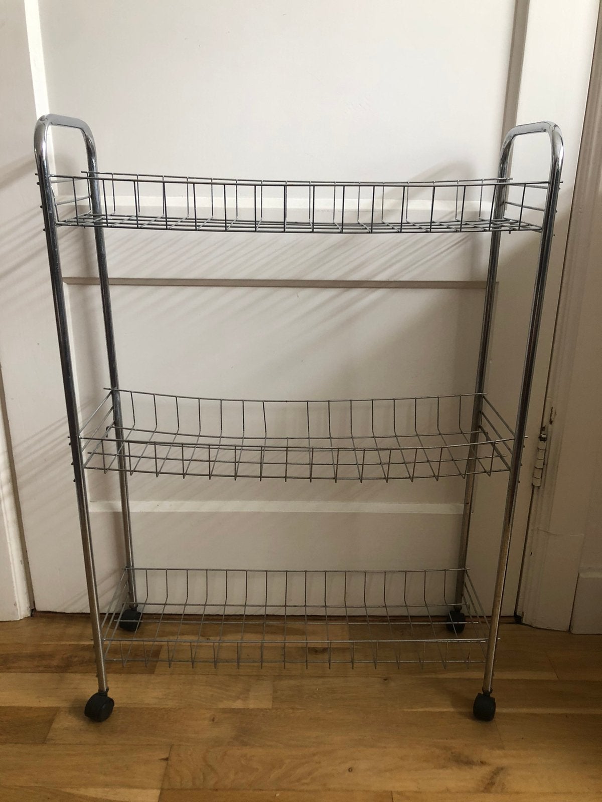 Trolley, rijdbaar rekje H80 x  B56 x D20 cm., Ophalen, Gebruikt