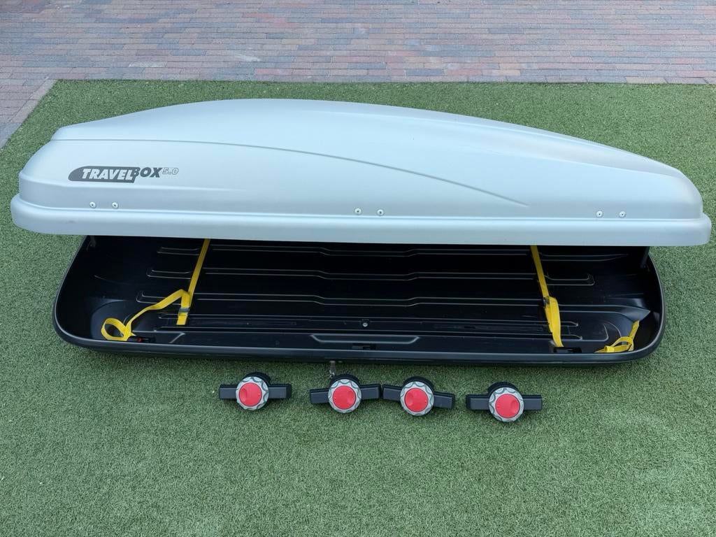 Hapro Travelbox 5.0 dakkoffer, Auto diversen, Dakkoffers, Ophalen, Zo goed als nieuw