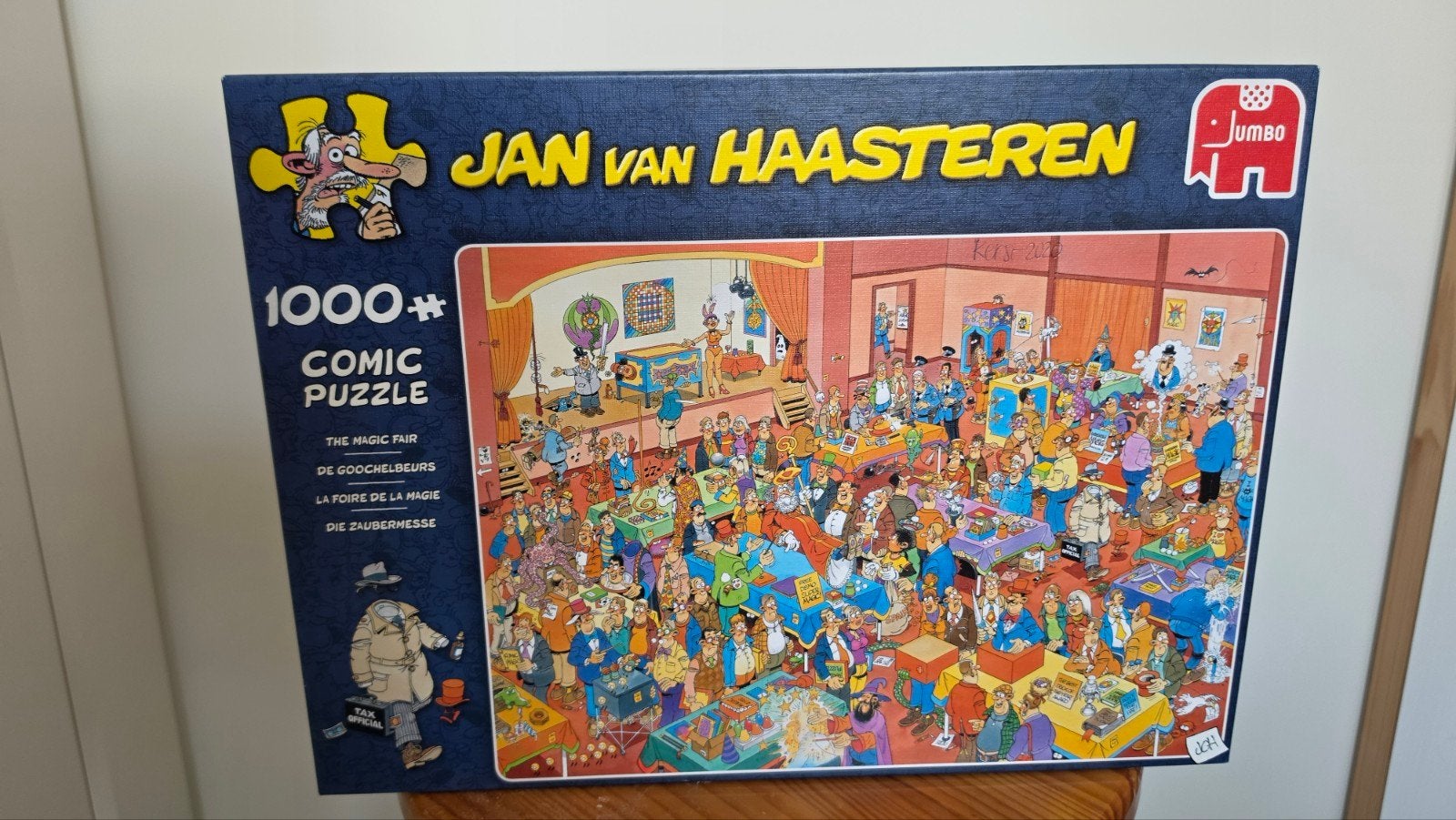 Jan van Haasteren - De Goochelbeurs 1000 stukjes, Ophalen, 500 t/m 1500 stukjes, Zo goed als nieuw, Legpuzzel