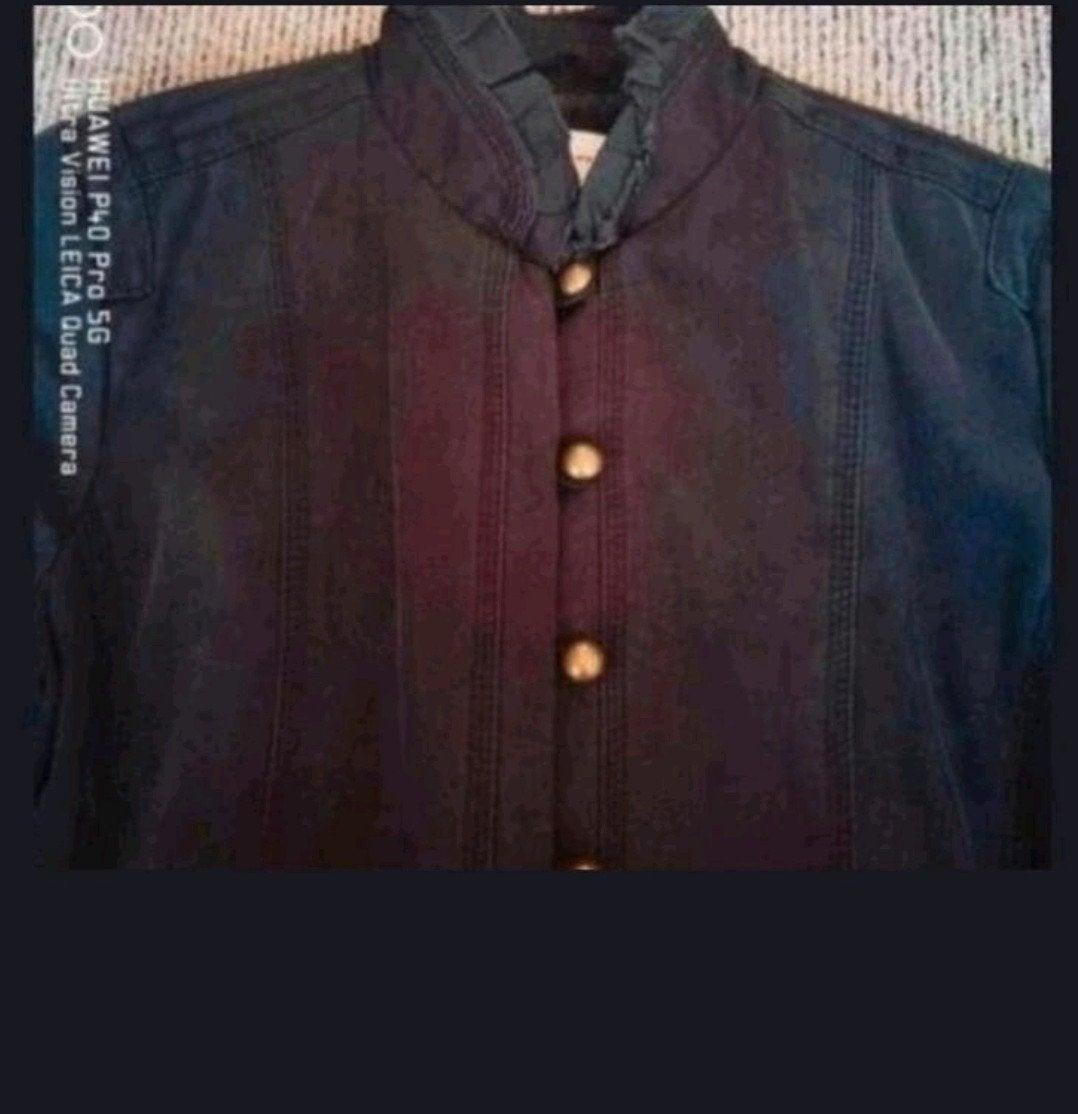 Zwart blazer jasje met gouden knopen maat 2/S-M, Zwart, Jackpot, Ophalen of Verzenden, Zo goed als nieuw