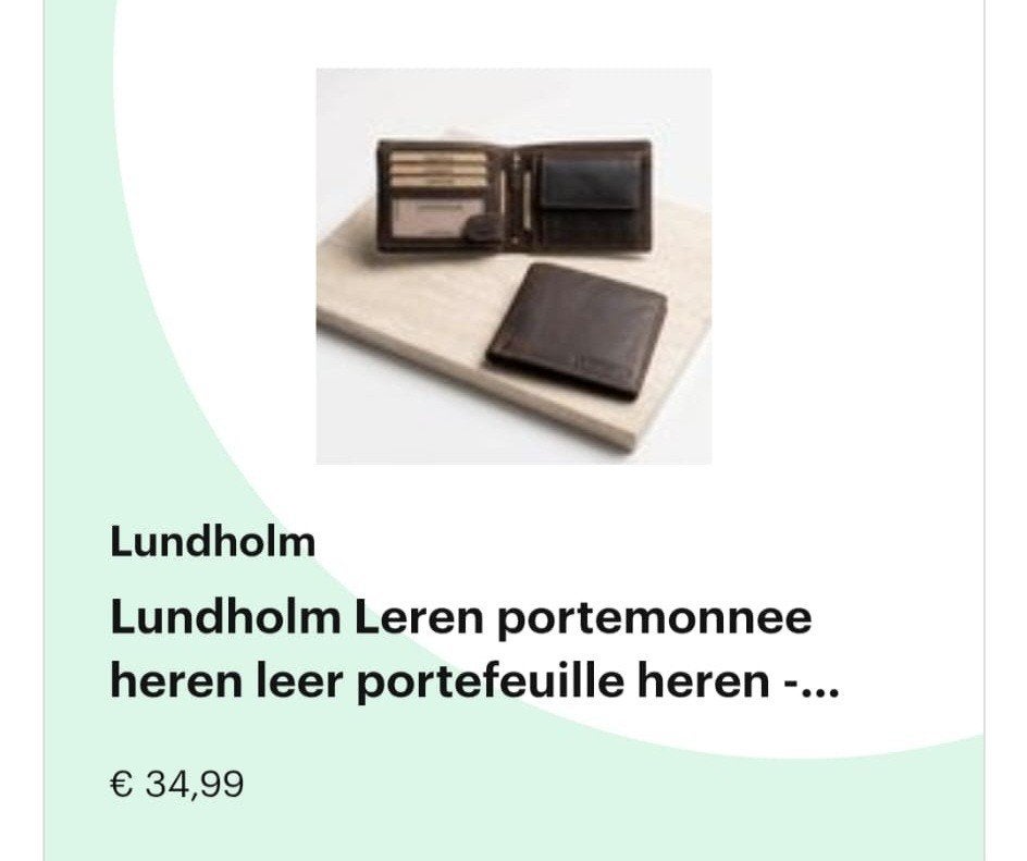 nieuwe leren heren portemonnee., Overige merken, Bruin, Nieuw, Ophalen of Verzenden