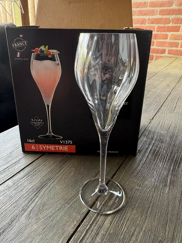 Chef & Sommelier champagneglazen 16 cl, set van 6, Ophalen, Nieuw, Overige typen