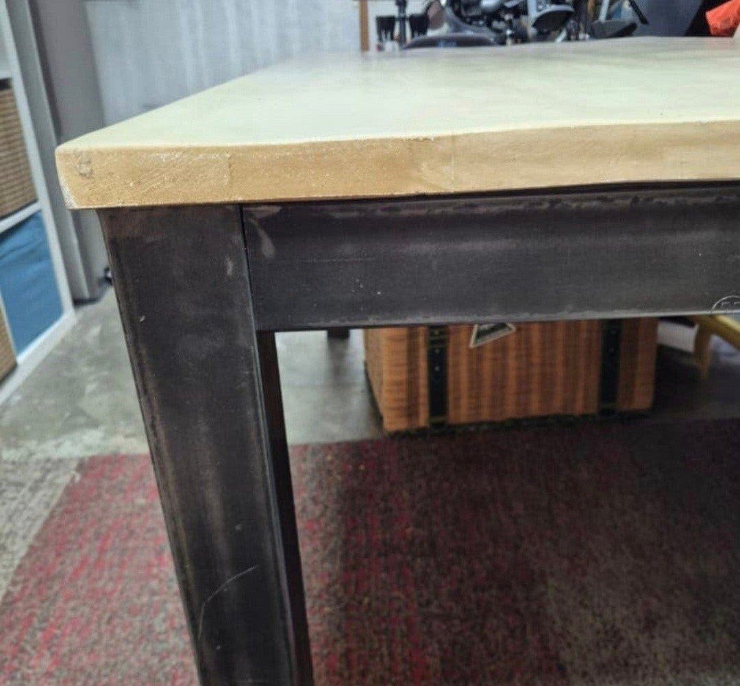 Stevige tafel 160x90cm - Eetkamer of Werkruimte, Overige houtsoorten, Gebruikt, 150 tot 200 cm, Vier personen