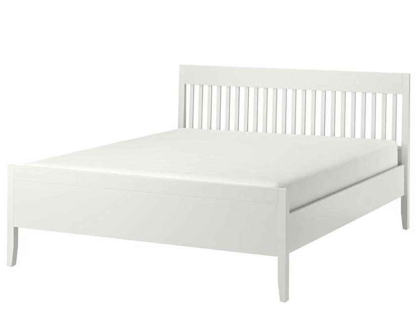 2-persoons bed incl. matras (180x200) z.g.a.n., Ophalen, Wit, Tweepersoons, Zo goed als nieuw