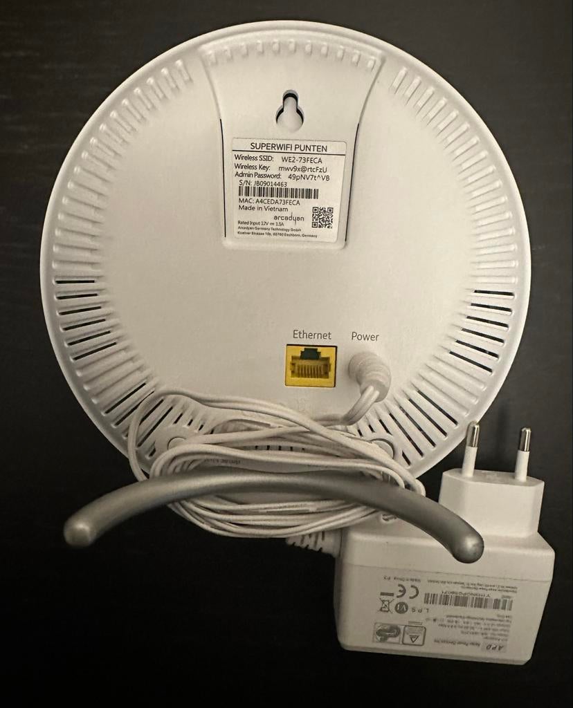 Arcadyan Superwifi Punten, Ophalen of Verzenden, Gebruikt, Router