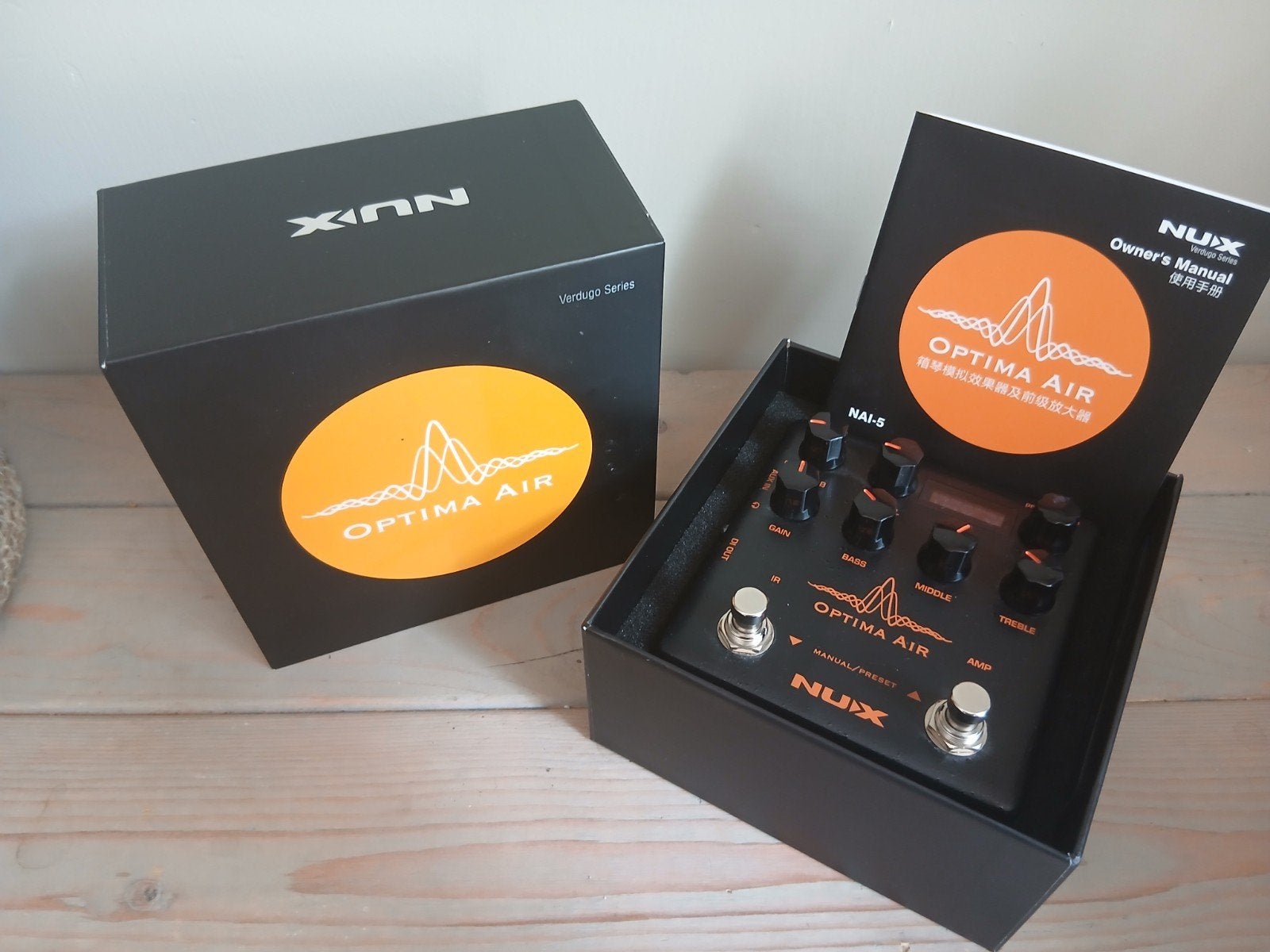 NUX Optima Air - eq/IR Loader, Ophalen, Zo goed als nieuw, Multi-effect