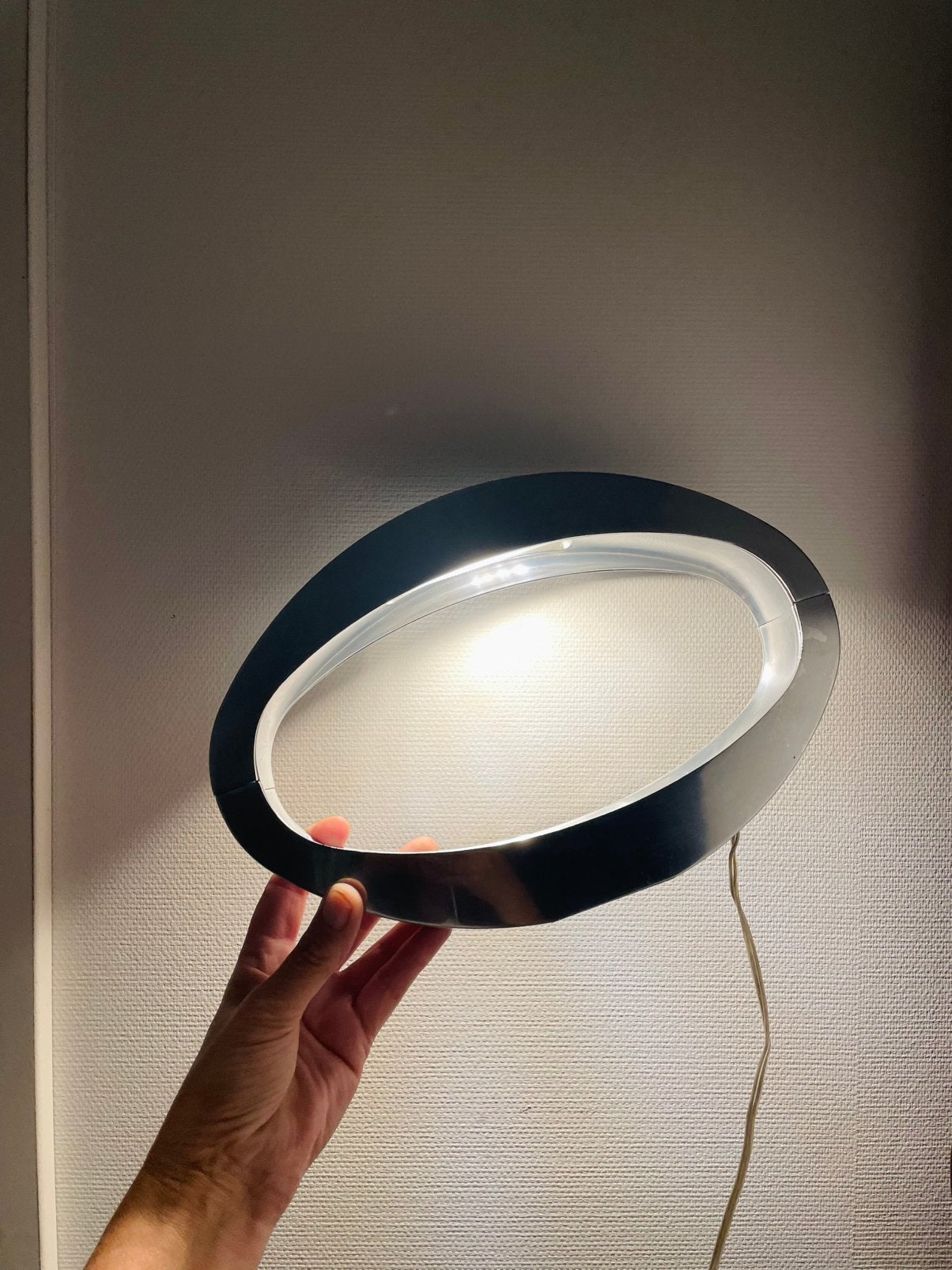 PHILIPS BERIO Oval Design Alu Led Lamp, Huis en Inrichting, Ophalen of Verzenden, Zo goed als nieuw, Philips, Metaal