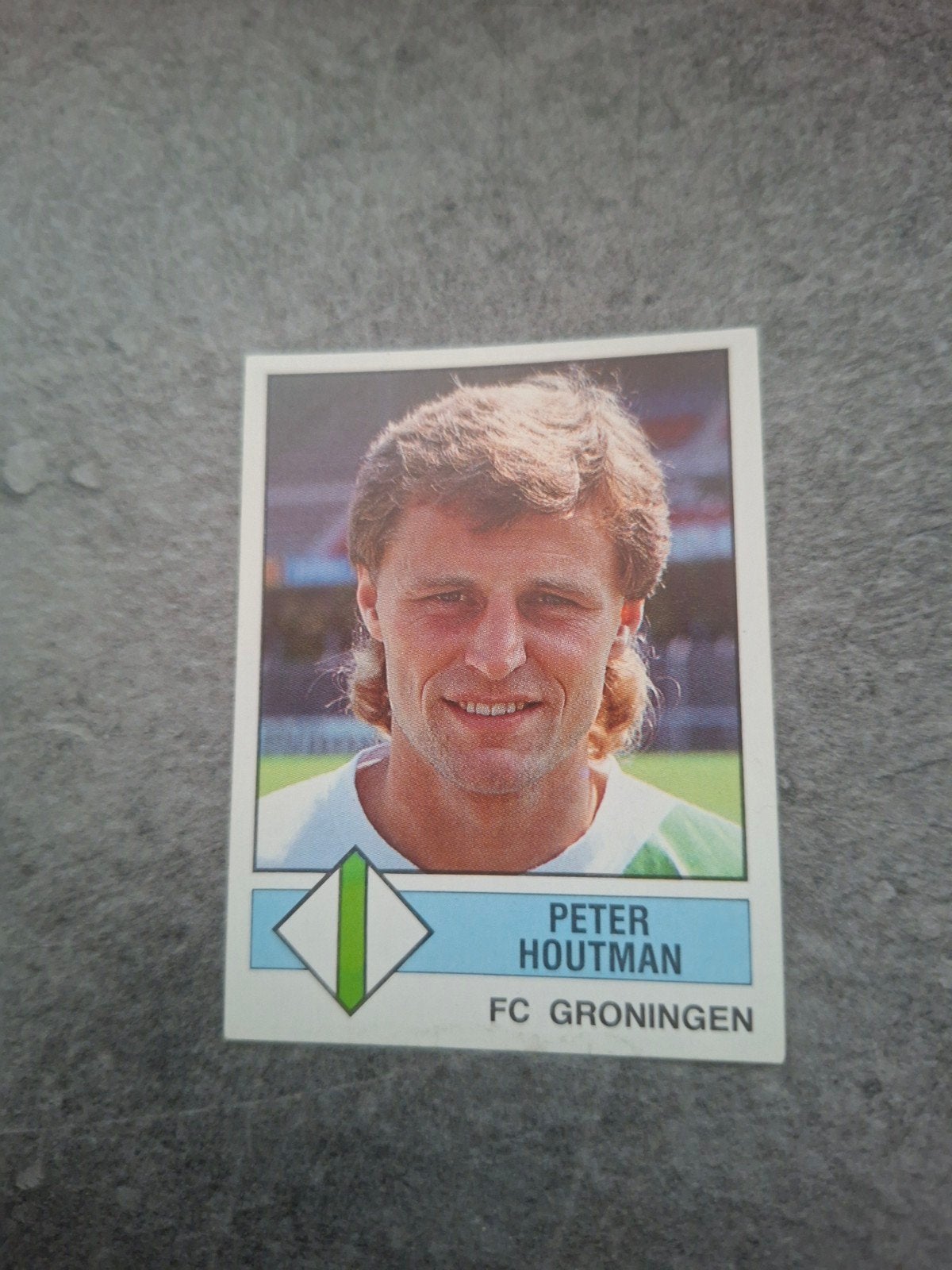 Panini sticker Voetbal 87. Peter Houtman FC Groningen., Ophalen of Verzenden, Zo goed als nieuw, Sticker