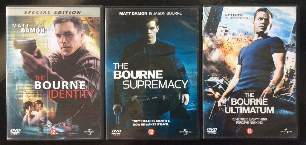 The Bourne Trilogy DVD, Vanaf 12 jaar, Ophalen of Verzenden, Gebruikt, Overige genres